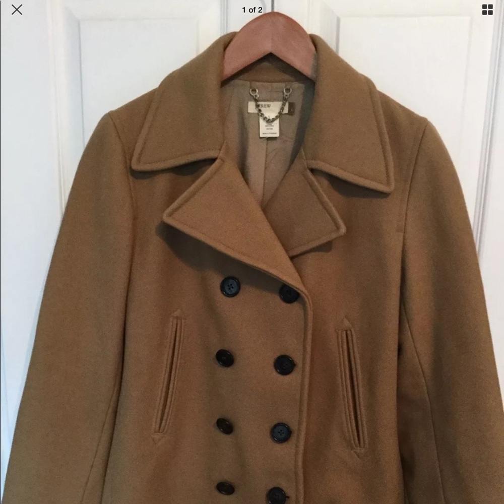 J Crew pea coat